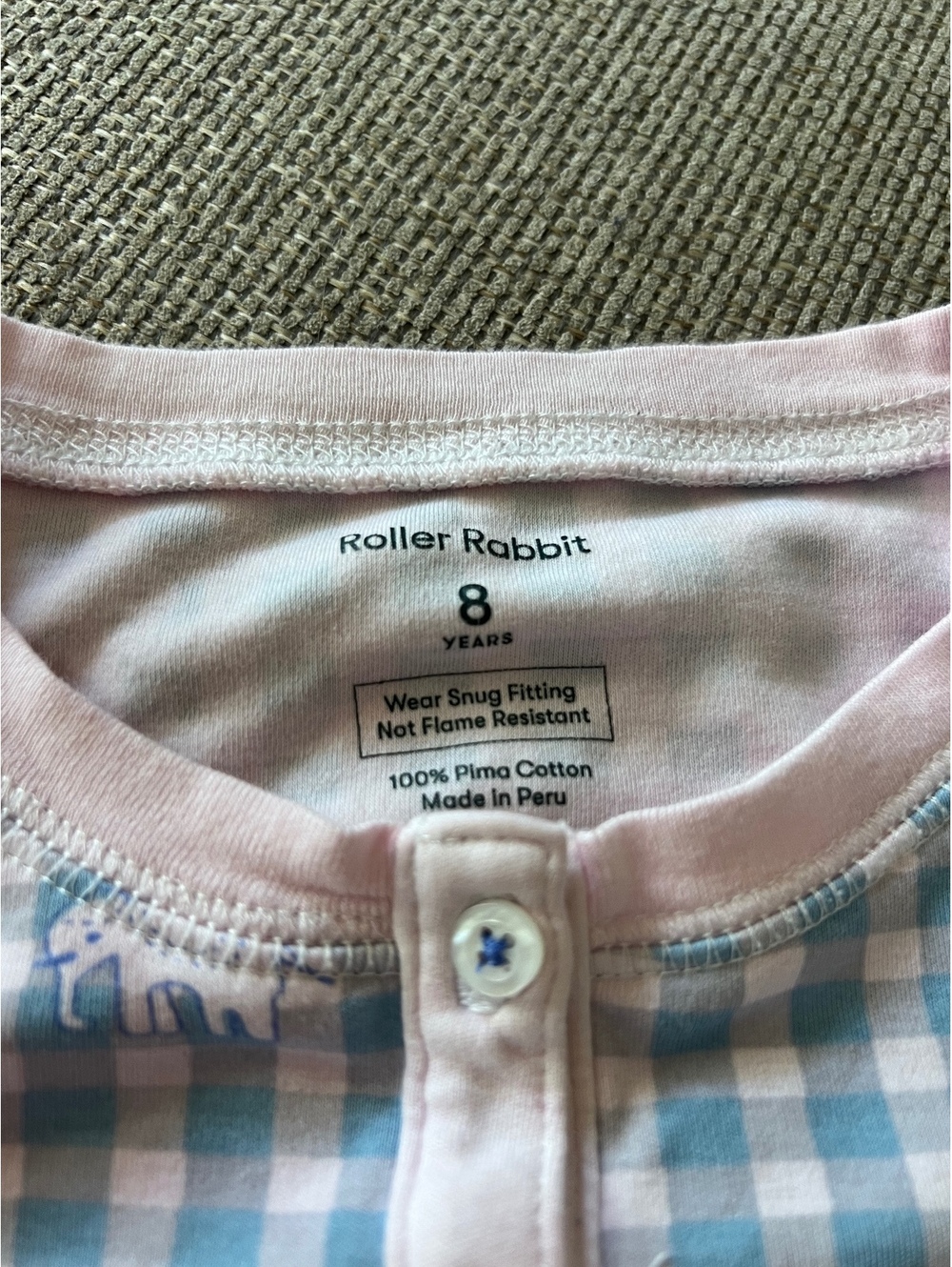 Roller Rabbit Gingham Pajamas Set - Picture 5 of 5